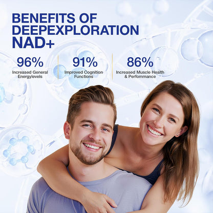 NAD+ Supplement - NAD Nicotinamide Riboside Resveratrol NAD Supplement 1000Mg Pure Organic for Women and Men Anti-Aging, Energy, Focus, 80 Capsules