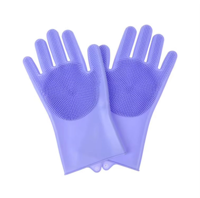 Wholesale Multi-Functional Eco-Friendly Silicone Cleaning Gloves Dog and Cat Bathing Hair Washing Gloves for Bathroom Use